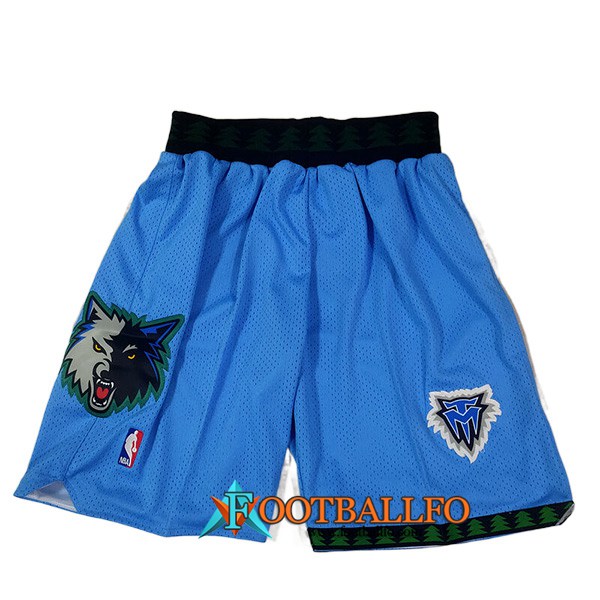 Cortos NBA Minnesota Timberwolves Azul