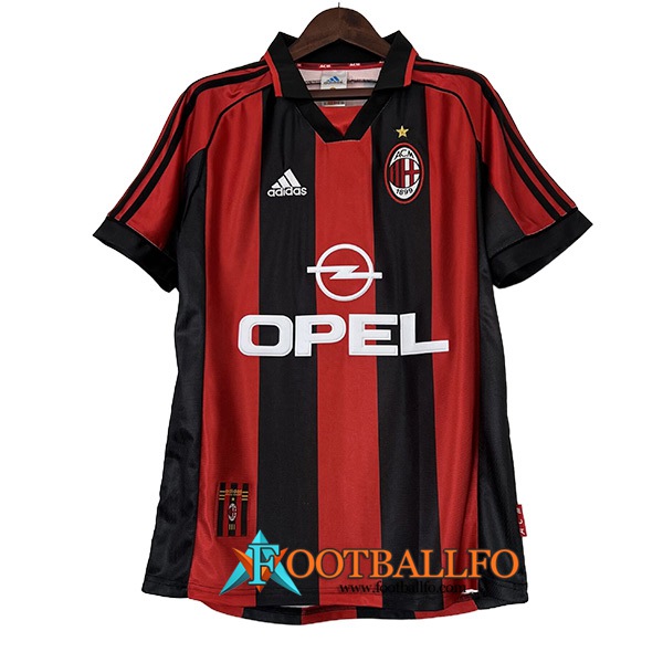 Camisetas De Futbol AC Milan Primera 1998/1999
