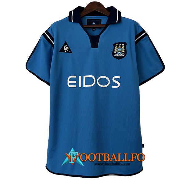 Camisetas De Futbol Manchester City Primera 2001/2002