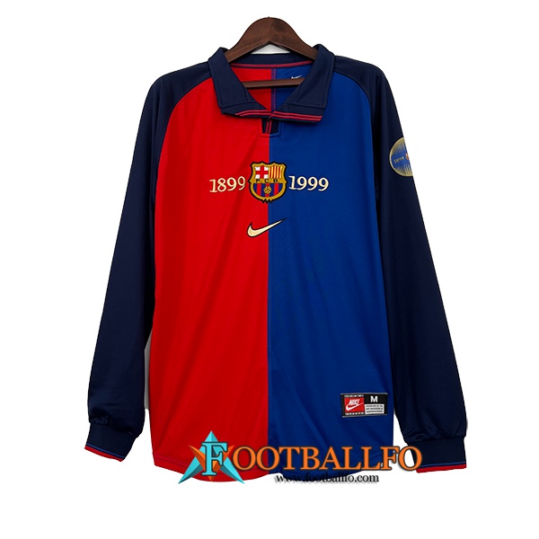 Camisetas De Futbol FC Barcelona Primera Manga Larga 100th Anniversary