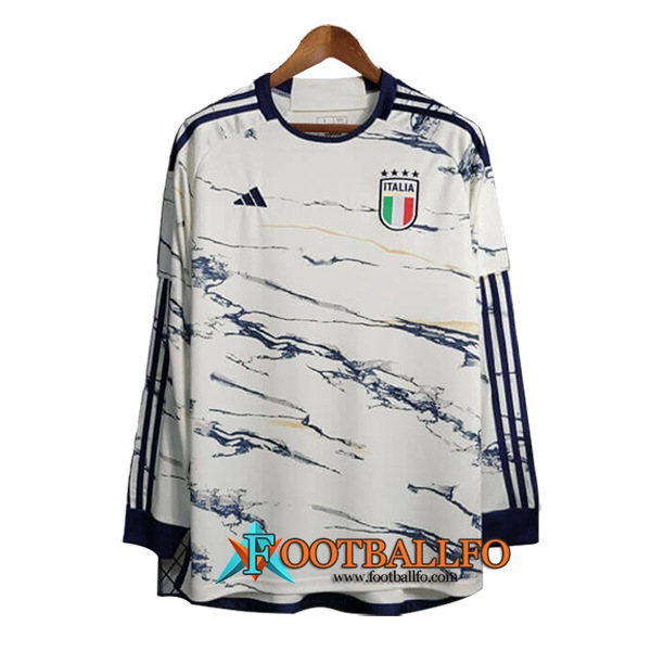 Camiseta Equipo Nacional Italia Manche Longue Segunda 2023/2024