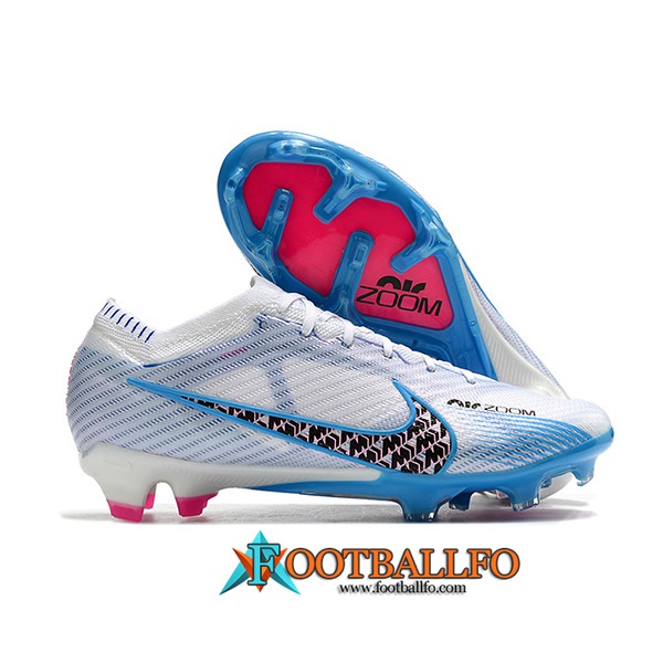 Nike Botas De Fútbol Air Zoom Mercurial Vapor XV Elite FG Blanco/Azul