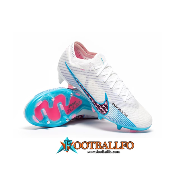 Nike Botas De Fútbol Air Zoom Mercurial Vapor XV Elite SG Blanco/Azul