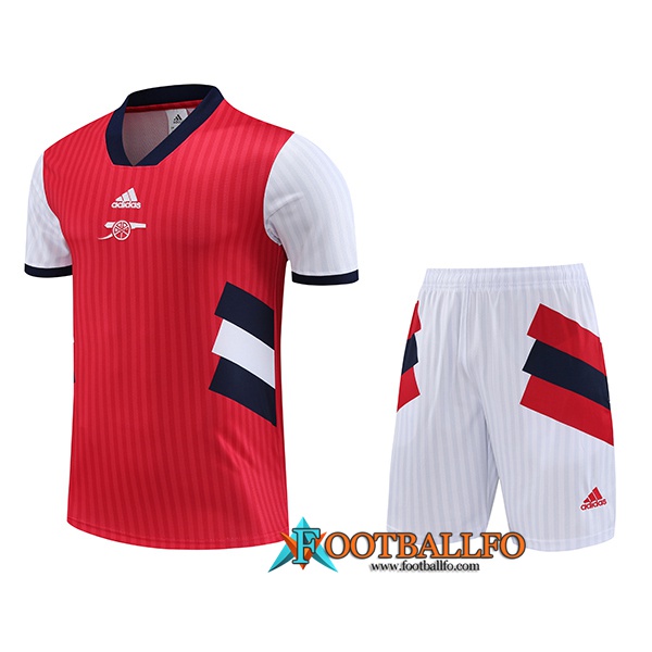 Camiseta Entrenamiento + Cortos Arsenal Rojo 2023/2024