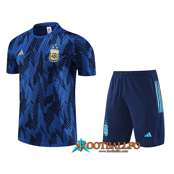 Camiseta Entrenamiento + Cortos Argentin Azul 2023/2024