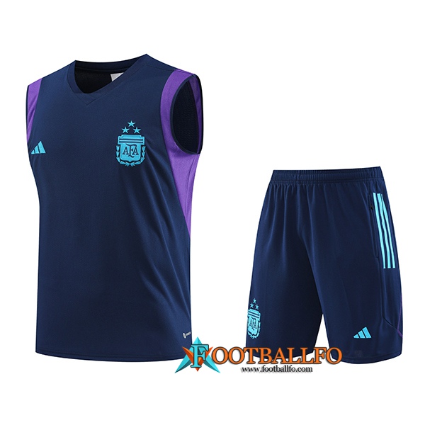 Camiseta Entrenamiento sin mangas+ Cortos Argentina Azul marino 2023/2024