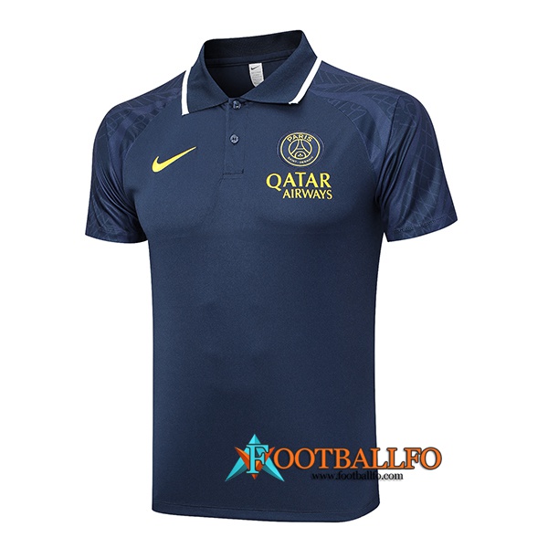 Camiseta Polo PSG Negro 2023/2024