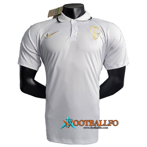 Camiseta Polo Corinthians Blanco 2023/2024 -02