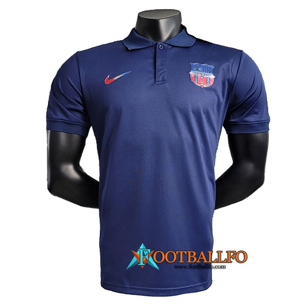 Camiseta Polo FC Barcelona Azul 2023/2024