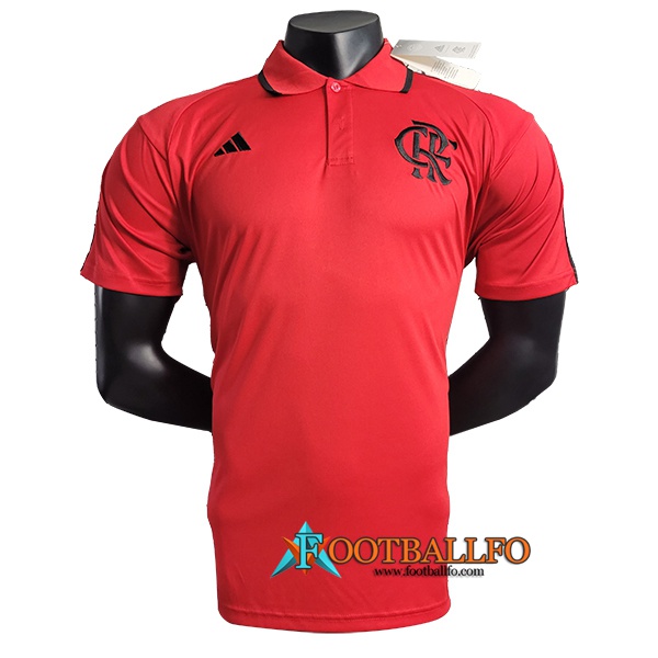 Camiseta Polo Flamengo Rojo 2023/2024 -02