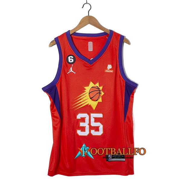 Camisetas Phoenix Suns (DURANT #35) 2022/23 Rojo