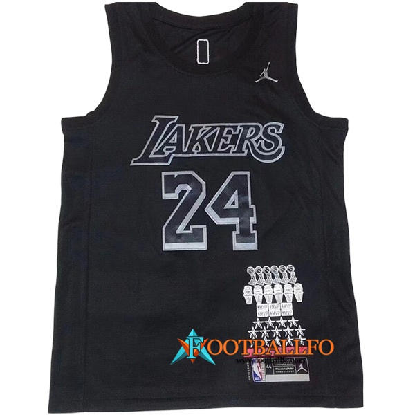 Camisetas Los Angeles Lakers (KOBE #24) 2022/23 Negro