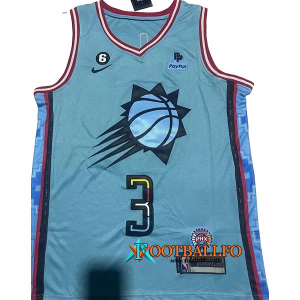 Camisetas Phoenix Suns (PAUL #3) 2022/23 Azul Claro