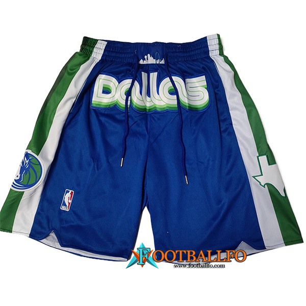 Cortos NBA Dallas Mavericks 2023 Azul
