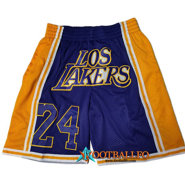Cortos NBA Los Angeles Lakers Violeta/Amarillo