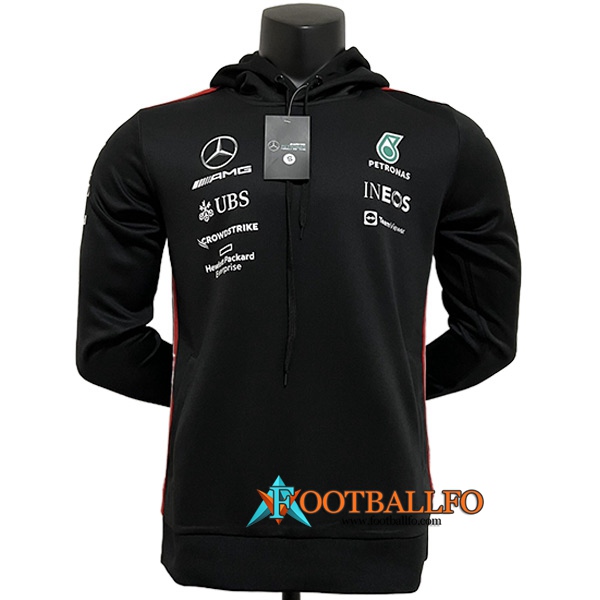 Sudadera Capucha F1 Mercedes Benz Team Negro 2023