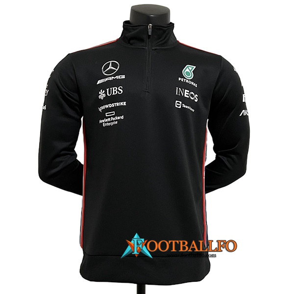 Sudadera F1 Mercedes Benz Team Negro 2023