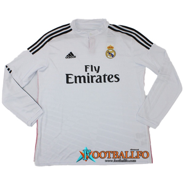 Camisetas De Futbol Real Madrid Primera Manga Larga 2014/2015