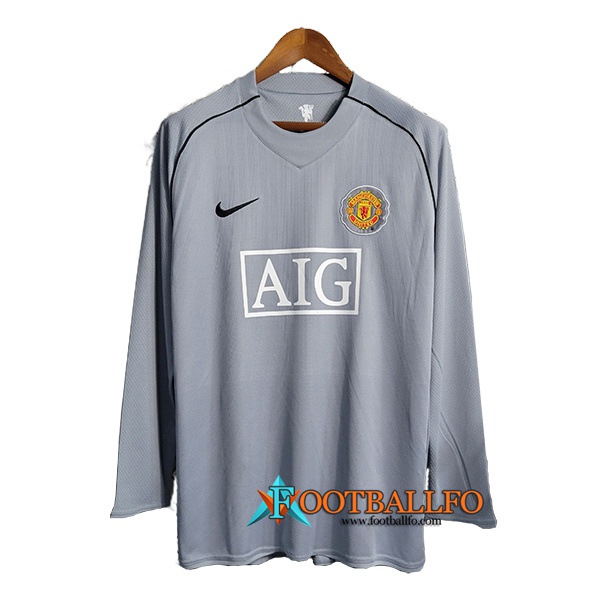 Camisetas De Futbol Manchester United Portero Manga Larga 2007/2008