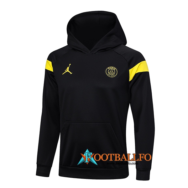 Sweatshirt Training Capuche Jordan PSG Negro 2023/2024 -03