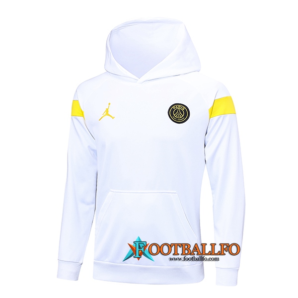 Sweatshirt Training Capuche Jordan PSG Blanco 2023/2024
