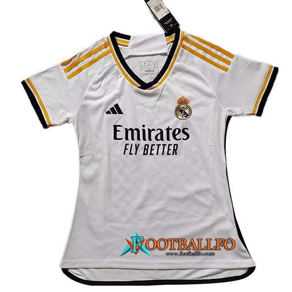 Camisetas De Futbol Real Madrid Mujer Primera 2023/2024