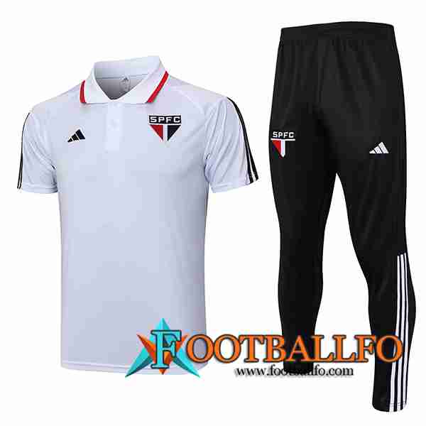 Camiseta Polo Sao Paulo FC Blanco 2023/2024