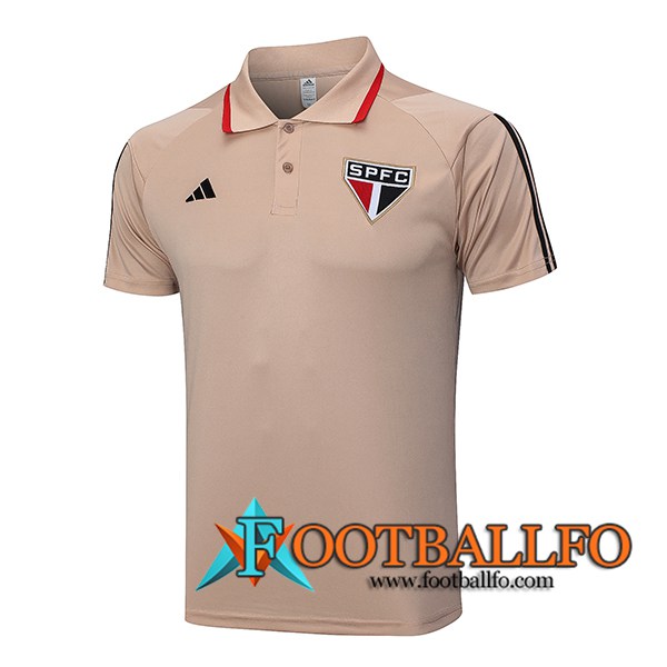 Camiseta Polo Sao Paulo FC Amarillo 2023/2024
