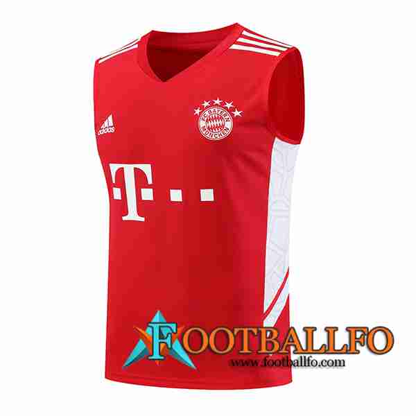 Chalecos De Futbol Bayern Munich Rojo 2023/2024 -02