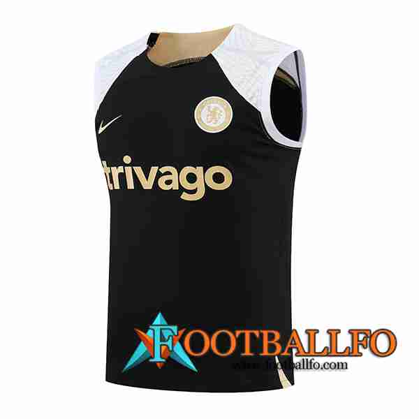 Chalecos De Futbol FC Chelsea Negro 2023/2024