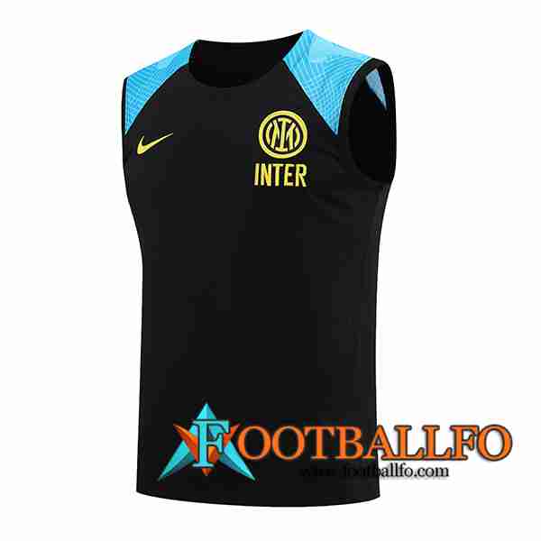 Chalecos De Futbol Inter Milan Negro 2023/2024