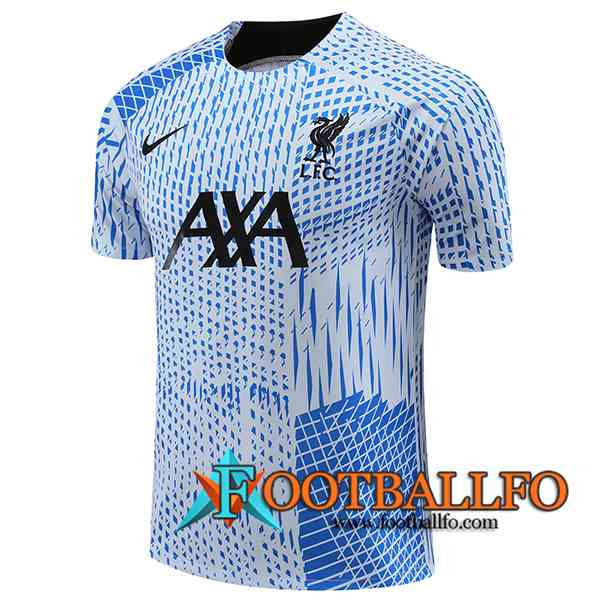 Camiseta Entrenamiento FC Liverpool Azul Claro 2023/2024
