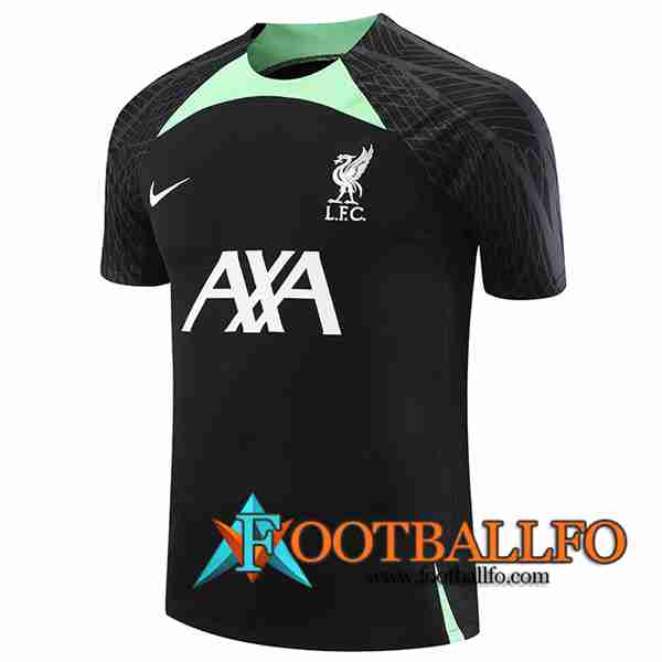 Camiseta Entrenamiento FC Liverpool Negro 2023/2024