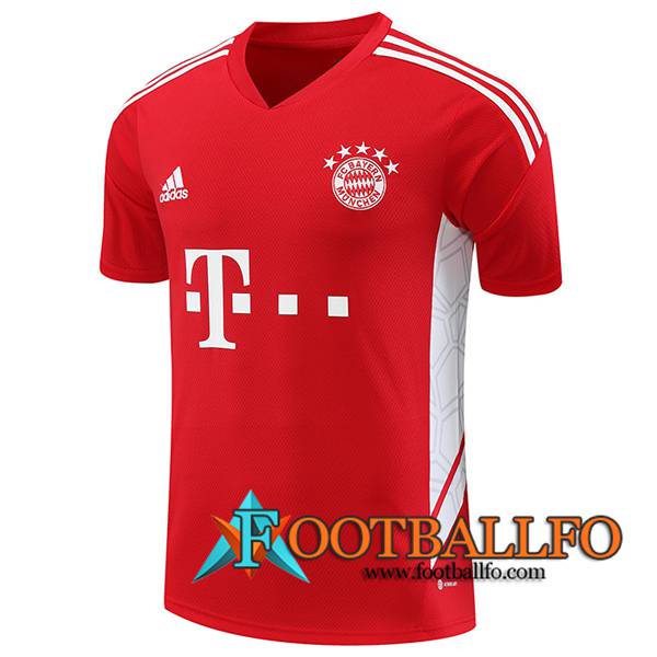 Camiseta Entrenamiento Bayern Munich Rojo 2023/2024
