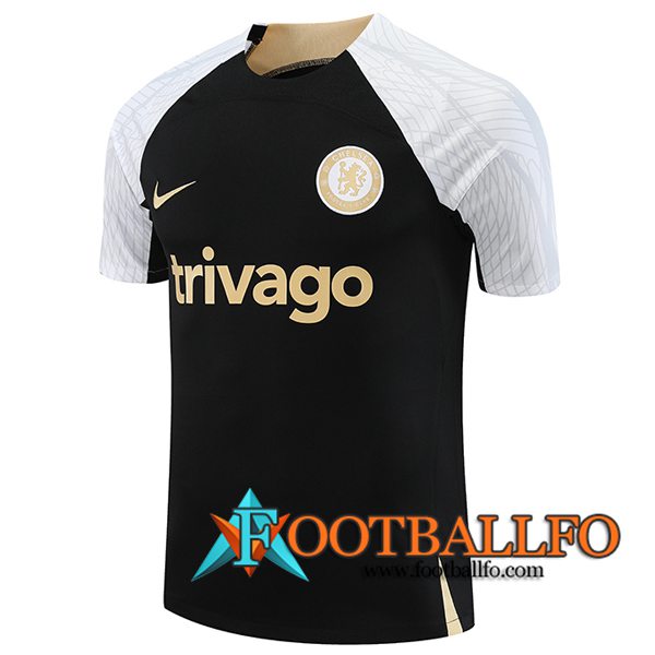 Camiseta Entrenamiento FC Chelsea Negro 2023/2024