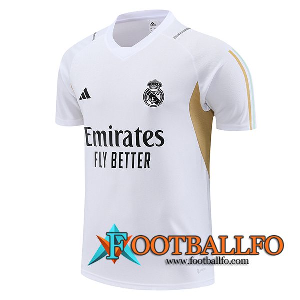 Camiseta Entrenamiento Real Madrid Blanco 2023/2024 -02