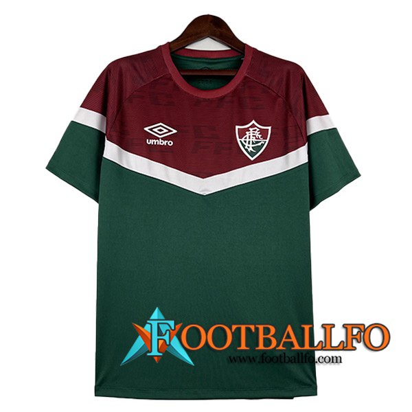 Camiseta Entrenamiento Fluminense Rojo/Verde 2023/2024