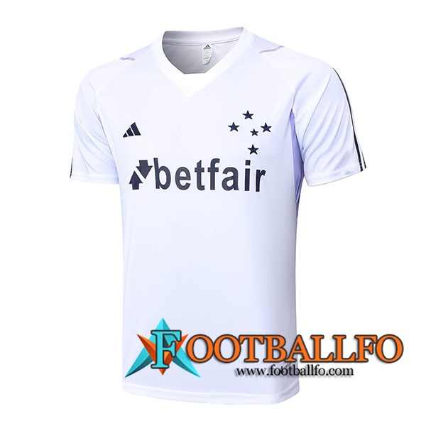 Camiseta Entrenamiento Cruzeiro Blanco 2023/2024