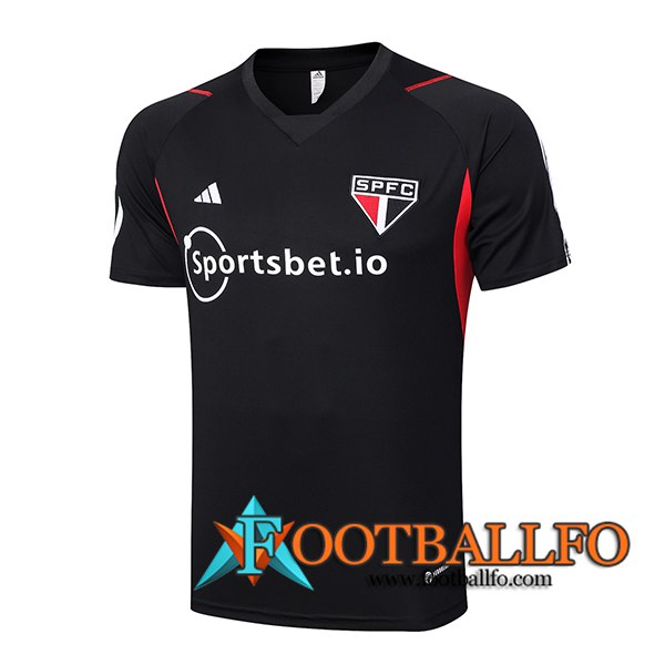 Camiseta Entrenamiento Sao Paulo FC Negro 2023/2024 -02