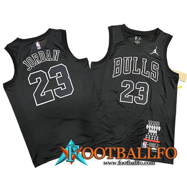 Camisetas Chicago Bulls (JORDAN #23) 2023/24 Negro