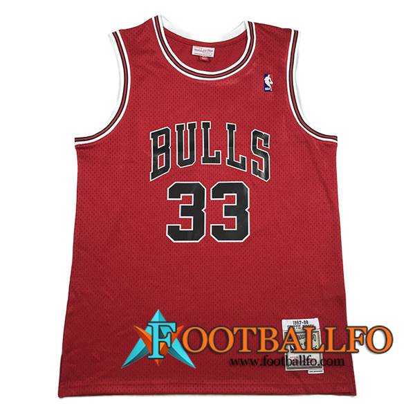 Camisetas Chicago Bulls (PIPPEN #33) 2023/24 Rojo