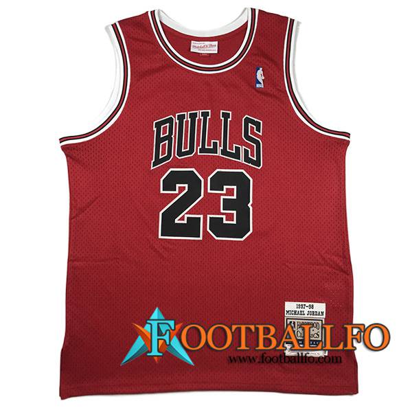 Camisetas Chicago Bulls (JORDAN #23) 2023/24 Rojo -02