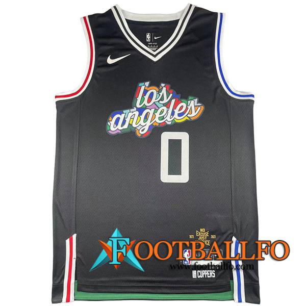Camisetas Los Angeles Clippers (WESTBROOK #0) 2023/24 Negro