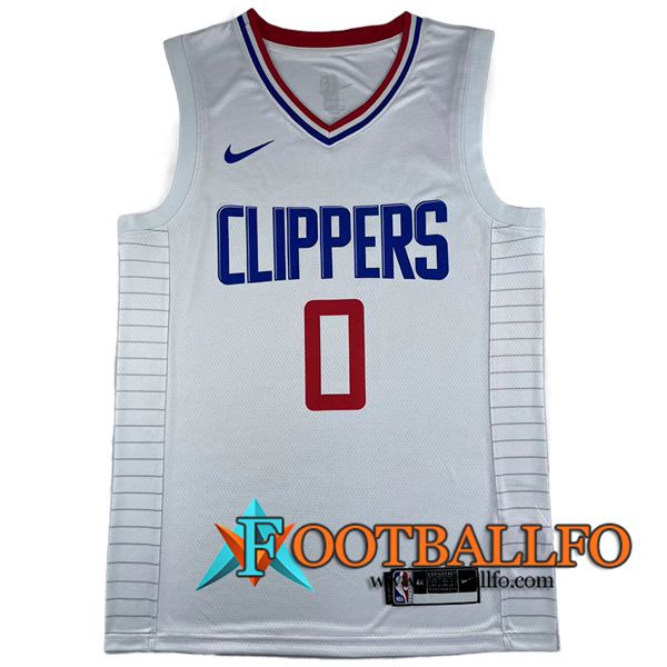 Camisetas Los Angeles Clippers (WESTBROOK #0) 2023/24 Blanco