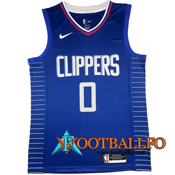 Camisetas Los Angeles Clippers (WESTBROOK #0) 2023/24 Azul