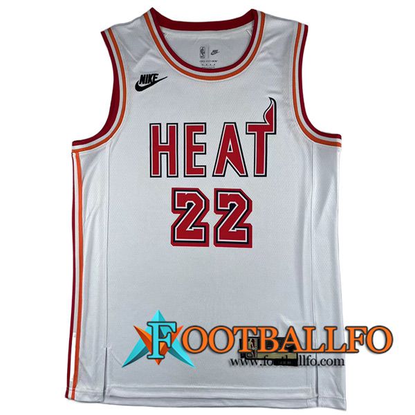 Camisetas Miami Heat (BUTLER #22) 2023/24 Blanco