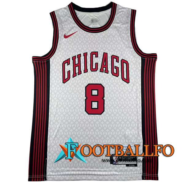 Camisetas Chicago Bulls (LAVINE #14) 2023/24 Blanco