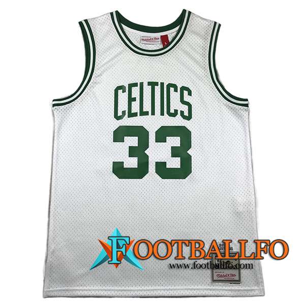 Camisetas Boston Celtics (BIRD #33) 2023/24 Blanco