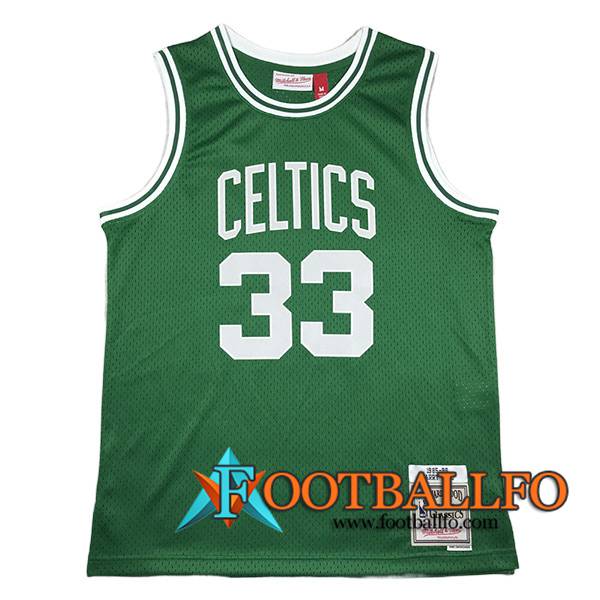 Camisetas Boston Celtics (BIRD #33) 2023/24 Verde
