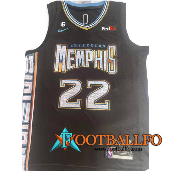 Camisetas Memphis Grizzlies (BANE #22) 2023/24 Negro -03